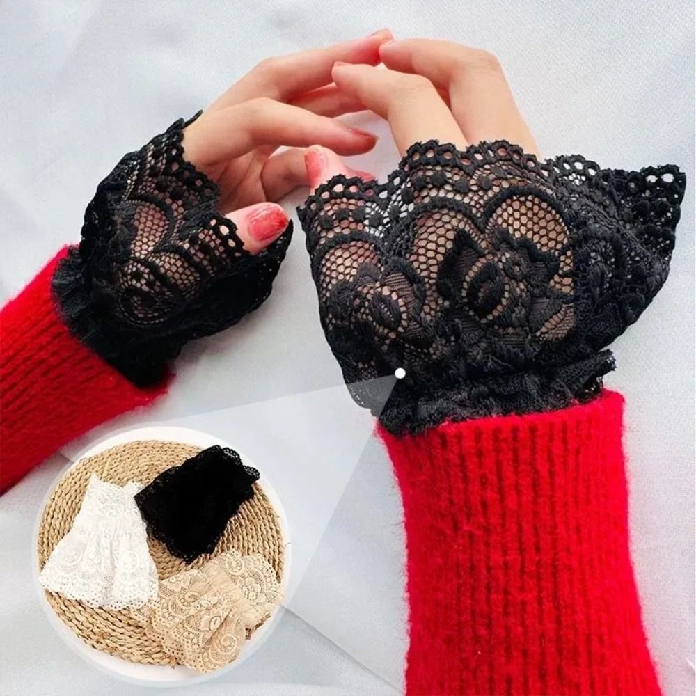 Summer Clothing Accessories - Clothing Accessory Lace Trim Fake Cuff