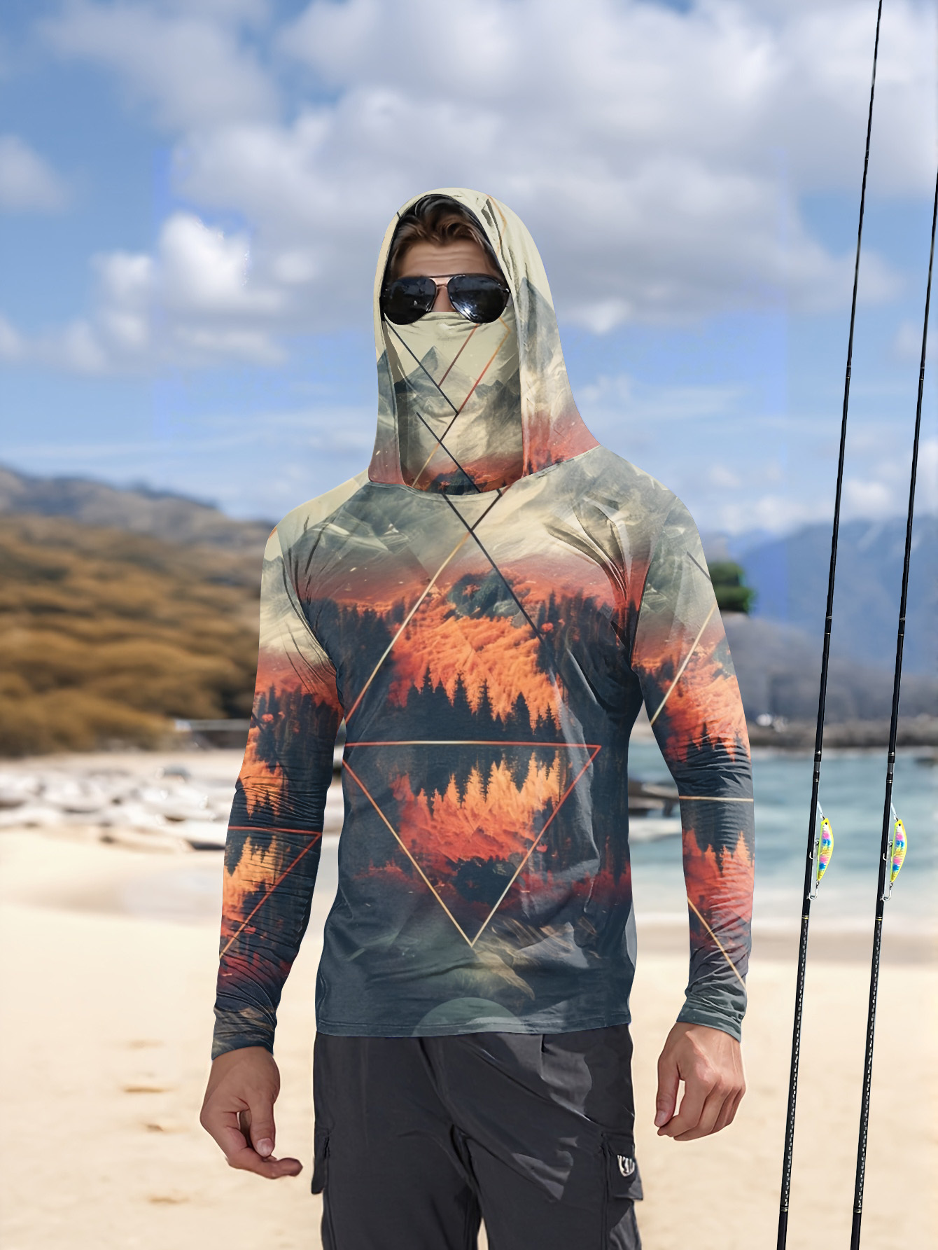 Outdoor Men's Fishing Hoodie B - đánh giá và giá Summer Clothing Trends