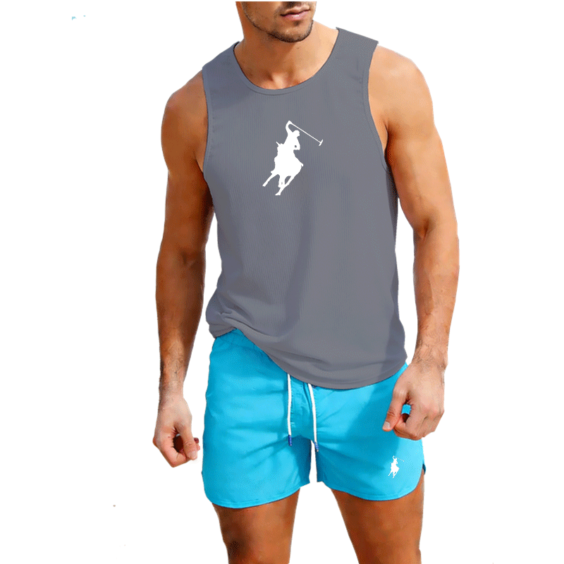 European Men Summer Vest and S - đánh giá và giá Summer Clothing Sets