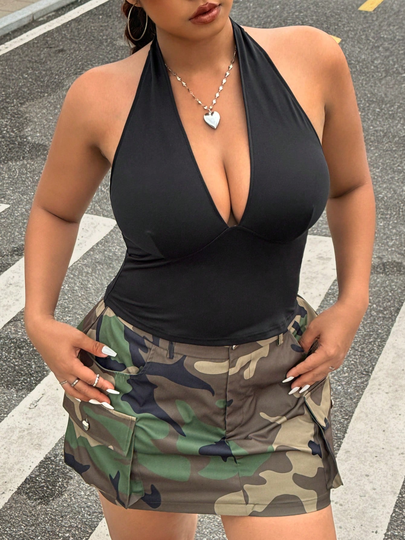 New Fashion Solid Color Plus S - đánh giá và giá Summer Clothing Plus Size