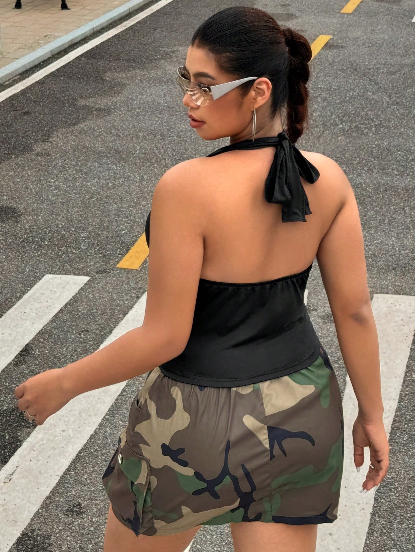 New Fashion Solid Color Plus S - đánh giá và giá Summer Clothing Plus Size