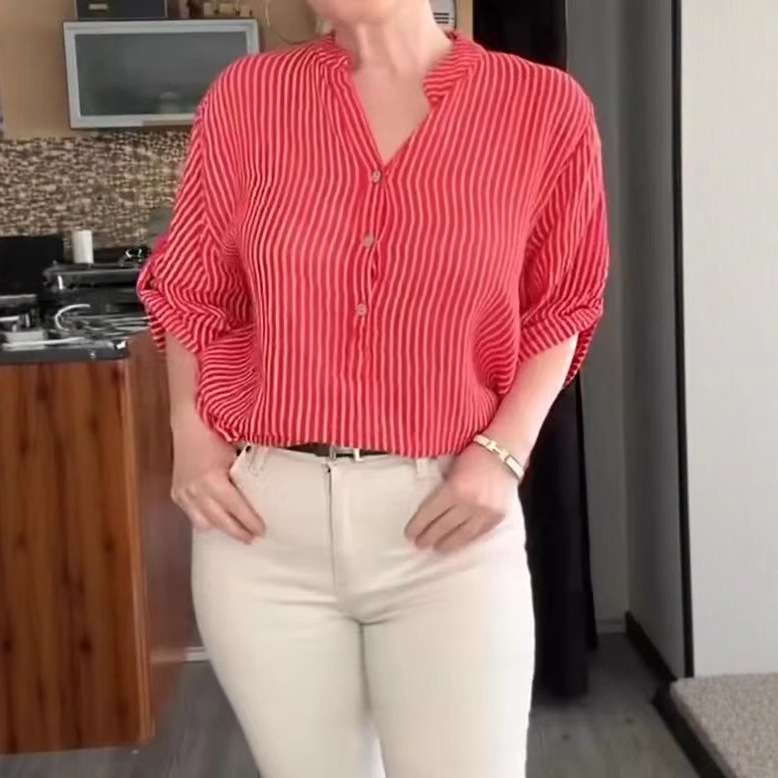 New Women's Clothing V-neck Bu - đánh giá và giá Summer Clothing Drop