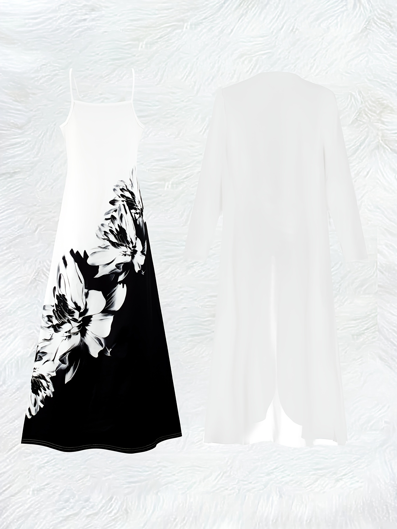 Casual Black and White Floral  - đánh giá và giá Summer Clothing Accessories
