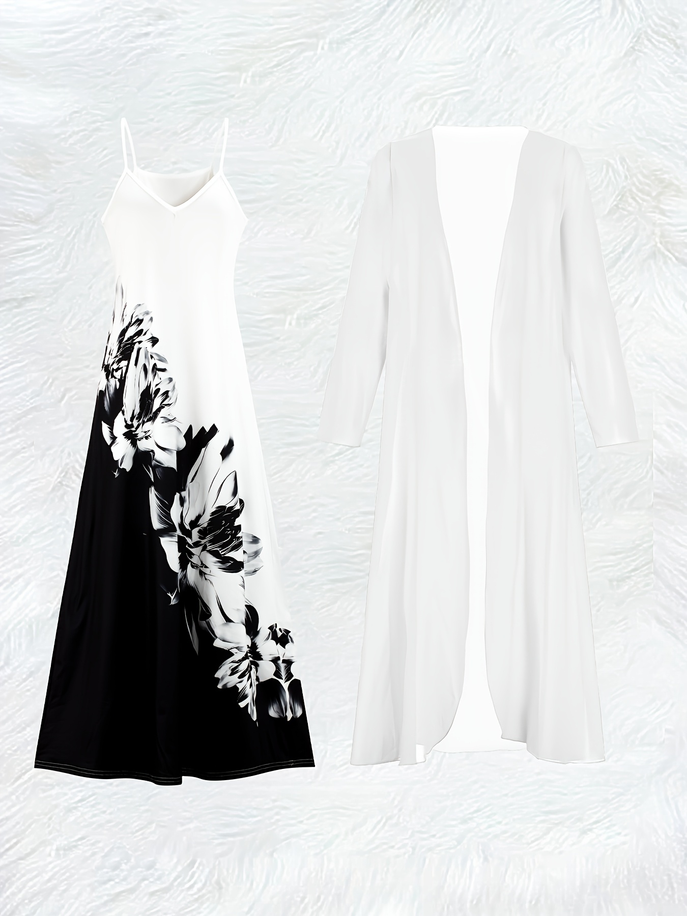 Casual Black and White Floral  - đánh giá và giá Summer Clothing Accessories