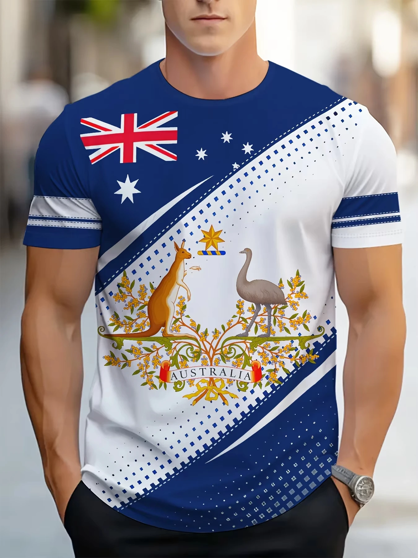Men's T-Shirts Australia Graph - đánh giá và giá Summer Clothing Australia