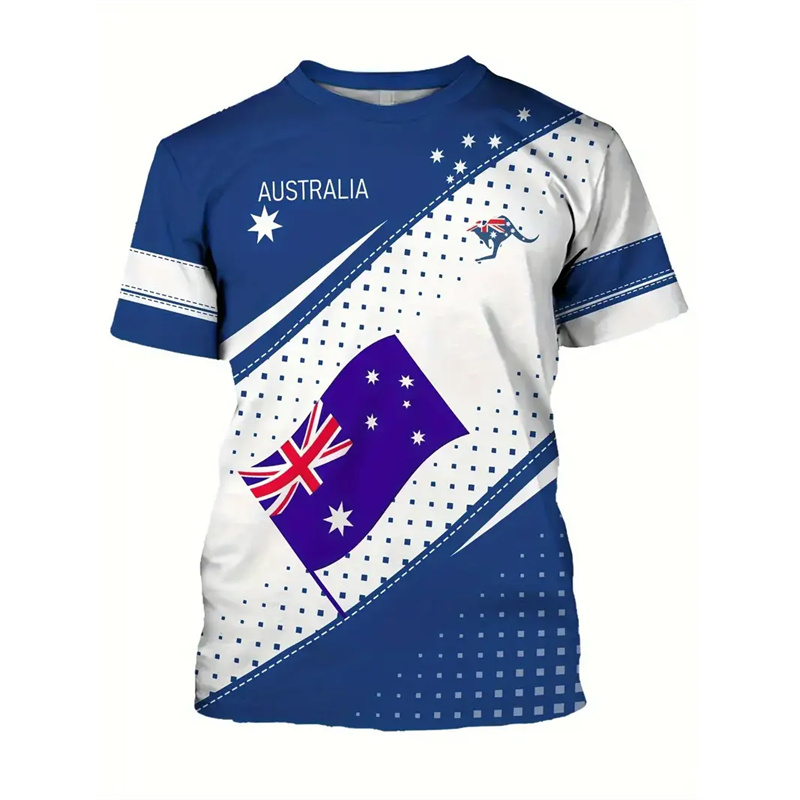 Australia National Flag T-shir - đánh giá và giá Summer Clothing Australia