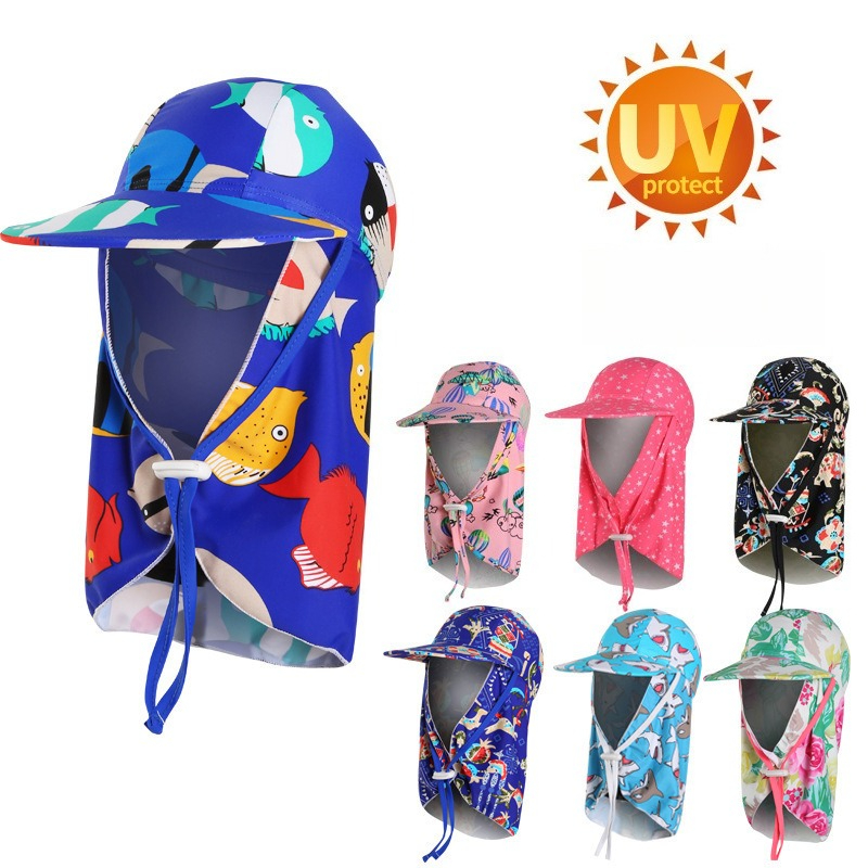 Kids Sun Protection Swim Hat W - đánh giá và giá Sun Hat Wide Brim