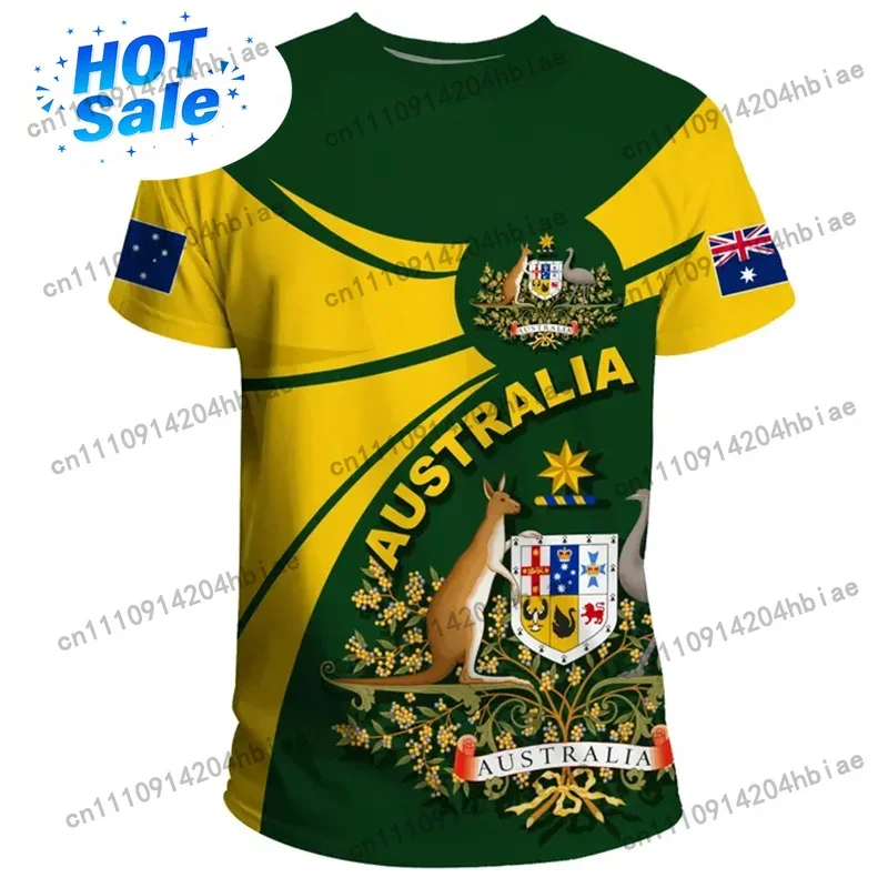 3D Print Australia Flag T Shir - đánh giá và giá Summer Clothing Australia