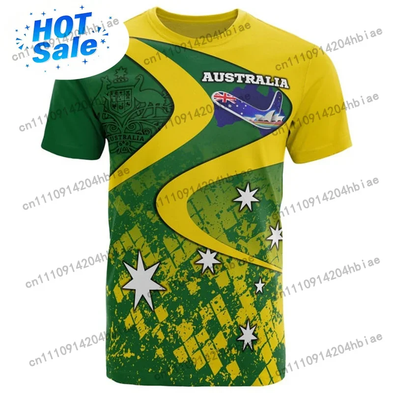3D Print Australia Flag T Shir - đánh giá và giá Summer Clothing Australia