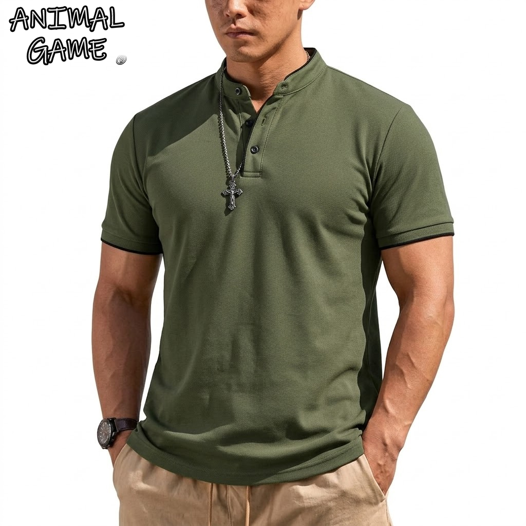 Summer Short Sleeve Henley Shi - đánh giá và giá Summer Clothing Trends